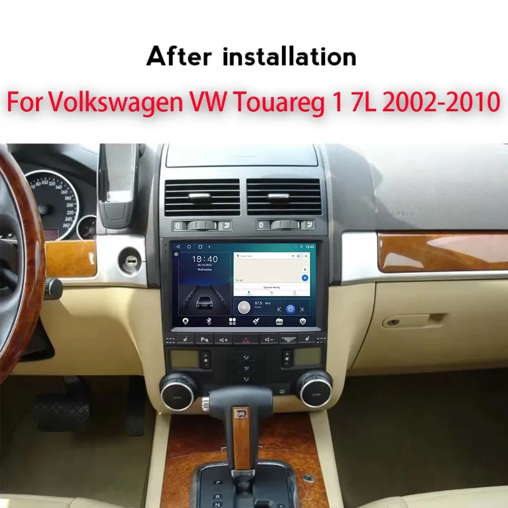 Car Radio Android Auto Stereo For Volkswagen VW Touareg 2002 - 2012 Multimedia 2din DVD GPS Navigation Monitor Video Screen WIFI