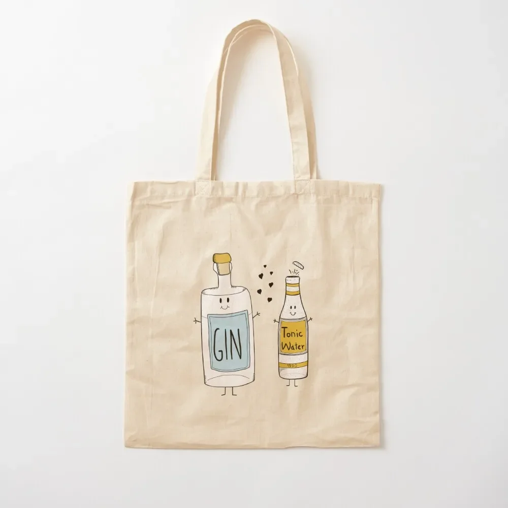 Gin & Tonic Tote Bag Lady bag Fabric bag Big women the tote