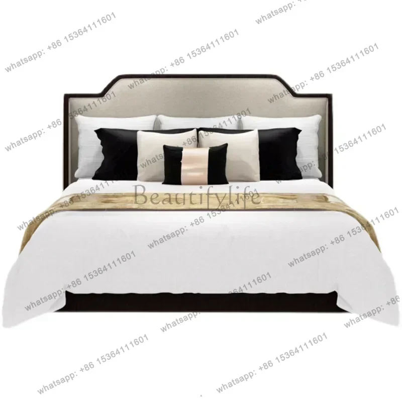 LJY Trendy Princess Double Bed Designer Modern Large Europen Luxury Platform Double Bed Full Size Beauty Muebles Trendy Furnitur view 6