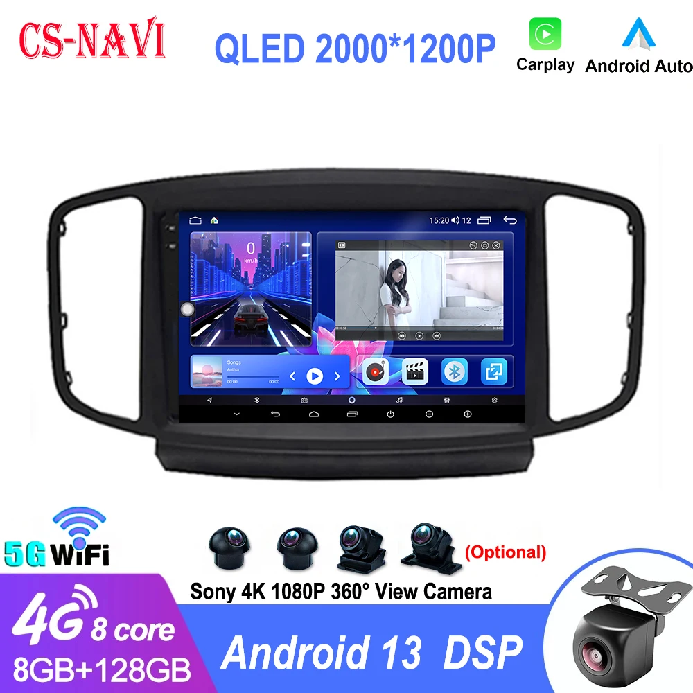 

For Foton Tunland E7 Savanna 2019 Android Multimedia Autoradio GPS Navigation QLED Screen Car Radio Video Player Carplay WIFI