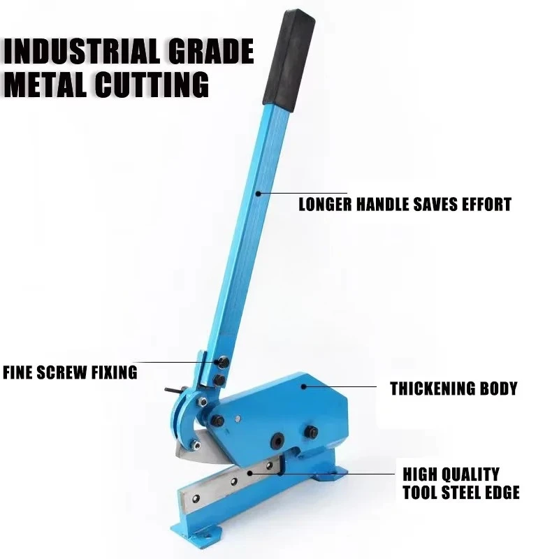Industrial HS-6 Bench Plate Shears Manual Sheet Metal Cutting Tools Hand Lever Shear Machines