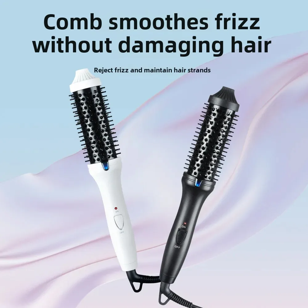 Electric Hair Comb Styling Tool for Straight Hair Volume Boosting Multi-Function Curling Iron Brush Salon Tool Accessories