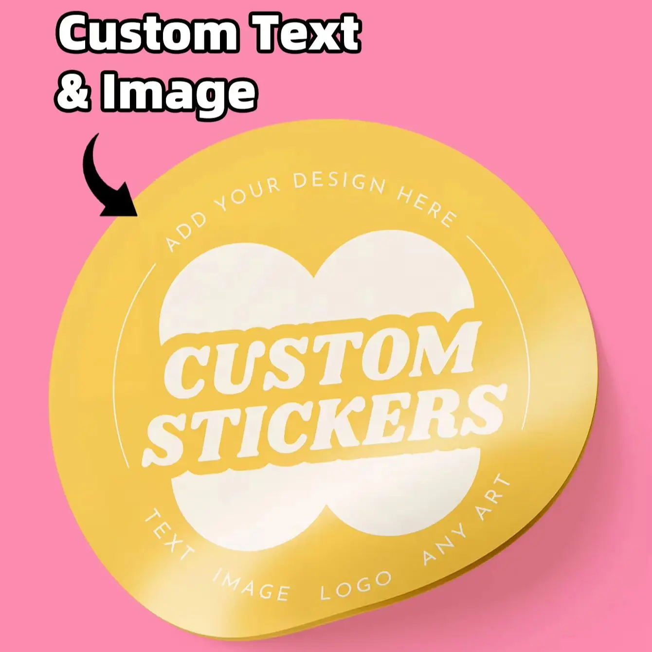 1/48/96Pcs Round Custom Stickers,Personalized Text&Image Labels for Friends,Festive Gift Embellishments&Handmade Craft Accents