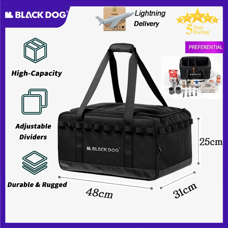 

Водонепроницаемая сумка для кемпинга BLACKDOG 30 л, сверхпрочный органайзер из оксфорда 300D для хранения снаряжения, для активного отдыха, путешествий, походов, тактических задач