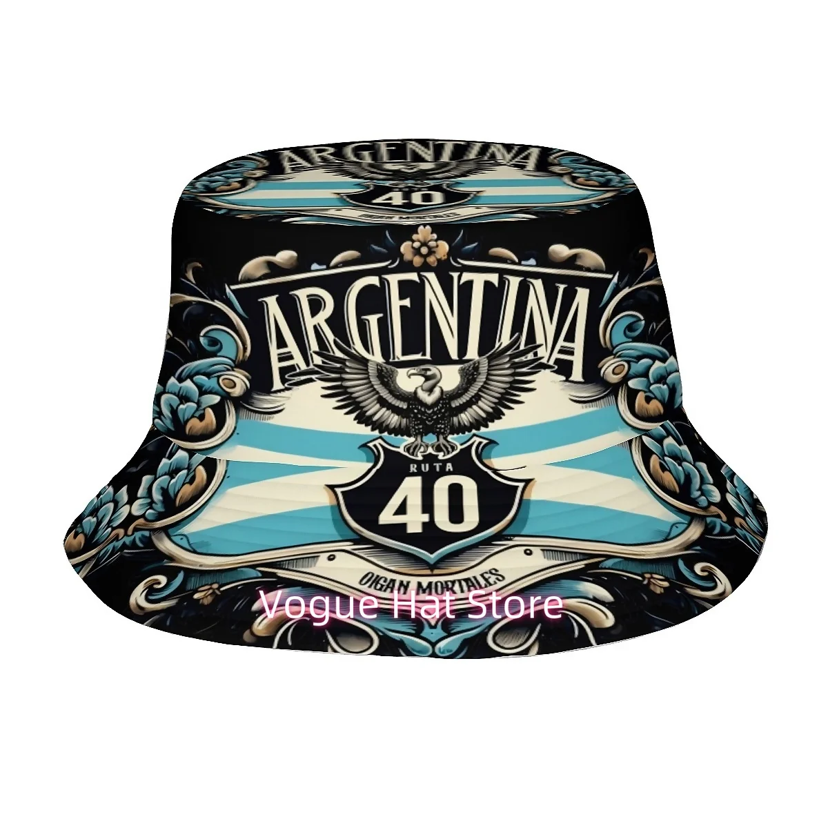 1pc Argentina's Independence Day Pattern Bucket Hat, Suitable for Men, Women and Old, High Quality Buckethat, Beach Outdoor and