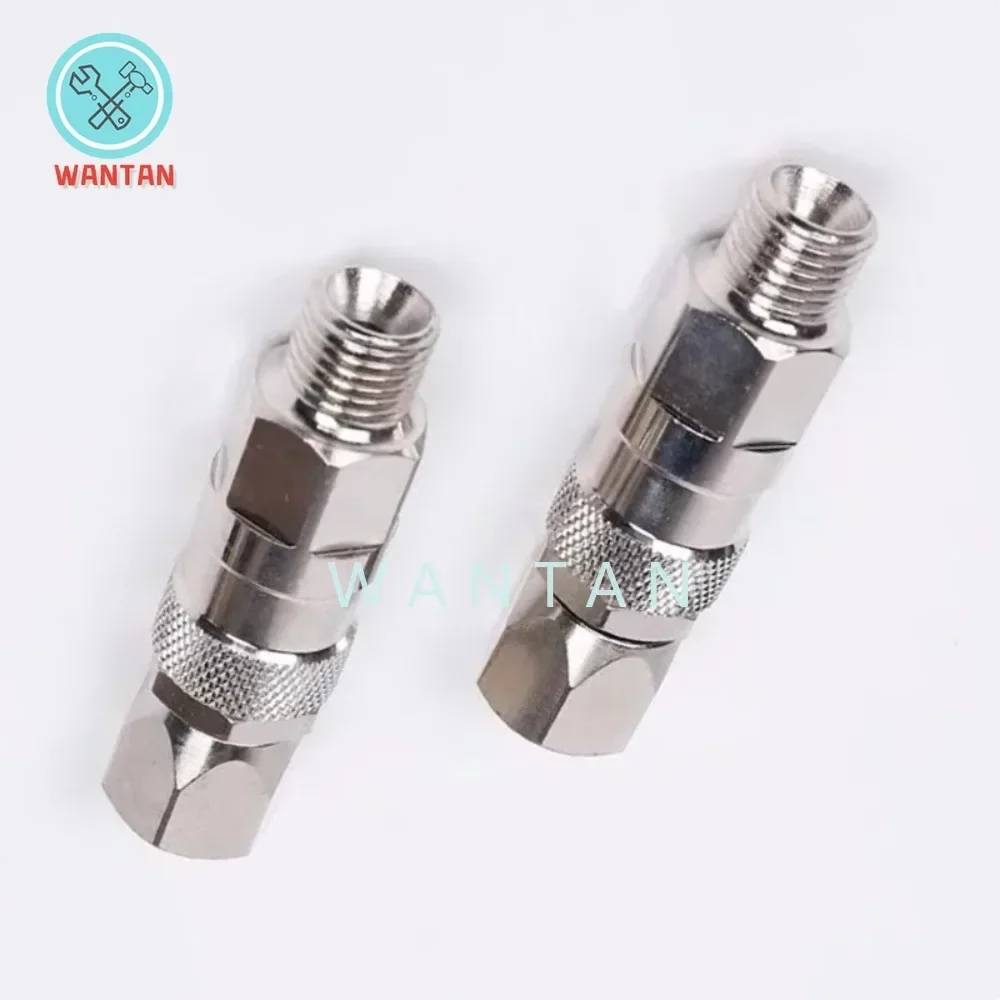 1/2/5pcs Airless High Pressure Hose Swivel Joint 1/4 Inch Stainless Steel 360 Degree for Spray Airless Hose Pipe Connector