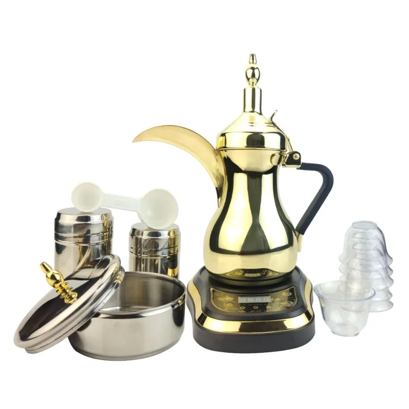 Stainless steel Middle East pot set, Arabic coffee pot set