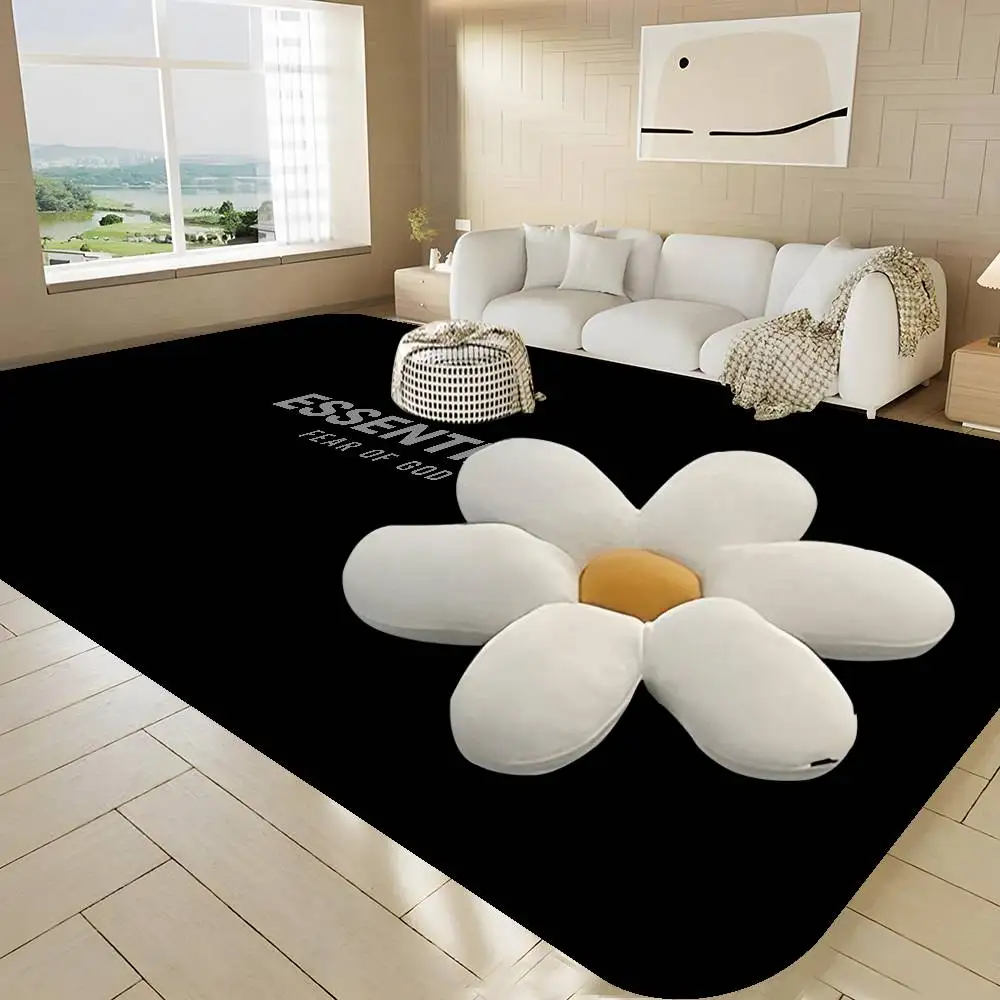 Fashion E-Essentials F-Fear Of God Floor Mat INS Style Soft Bedroom Floor House Laundry Room Mat Anti-skid Household Carpets