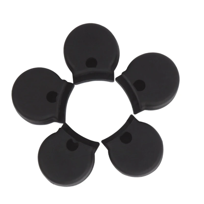 

5Pcs Rubber Clarinet Thumb Pad Replacement Comfortable Finger Cover Easily Use