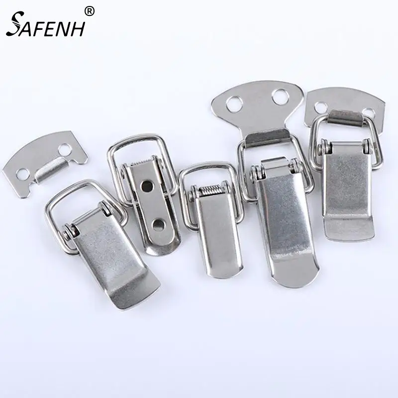 2pcs Duck-mouth Buckle Vintage Mini Lock Chest Box Gift Suitcase Case Buckles Toggle Hasp Latch Catch Clamp