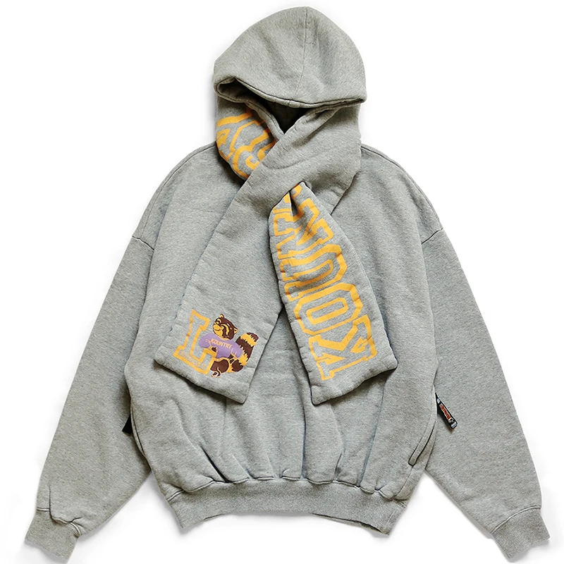 

Kapital Kountry толстовка с капюшоном, шарф, нейтральный интегрированный свитер, японский Sle, модная молодежная весна, осень, зима, стандартный крой