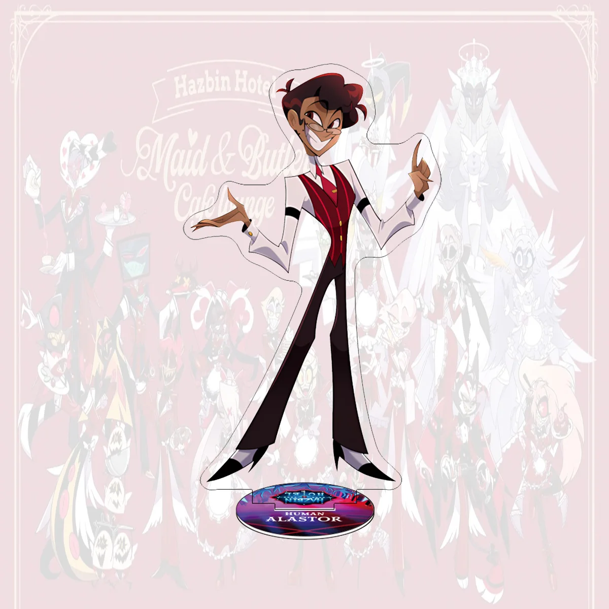 Anime Helluva Boss Acrylic Stand 15cm - Assorted Demonic Characters Peripheral Collectible Desktop Decor Gift Hotel Hazbin