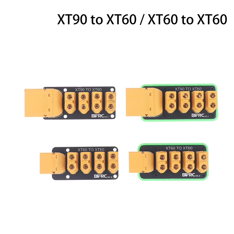 1Pc XT60/XT90 に 4 チャンネルプラグ高電流分配ボードオプションのベースシェルロボット RC ボート潜水艦 DIY パーツ