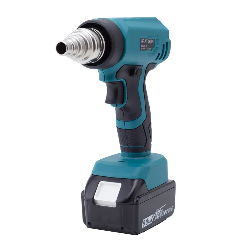 

360W Portable Heat Gun for Makita 18V Li-ion Battery Industrial Handheld Electric Heat Gun with 4 Nozzles