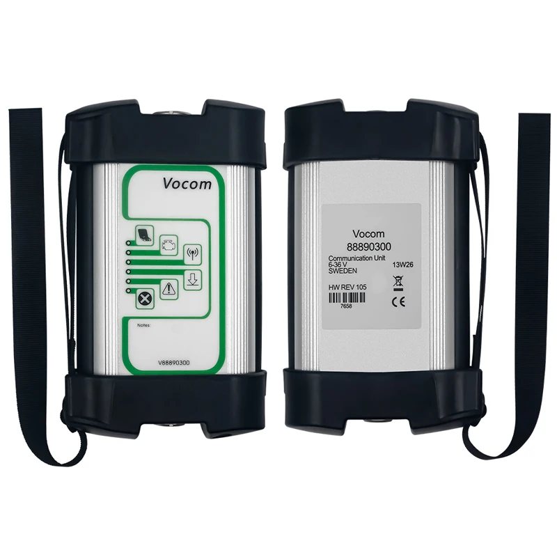 لواجهة V-olvo VOCOM 88890300 تحديث عبر الإنترنت ماسح ضوئي تشخيصي لشاحنة Renault UD Mack V-olvo أداة تشخيصية شديدة التحمل