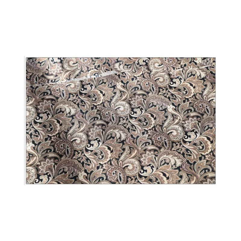 نسيج البوبلين القطني 100%، نسيج طباعة الزهور الرجعية، ملابس يدوية الصنع، قماش خياطة القميص، CR-209