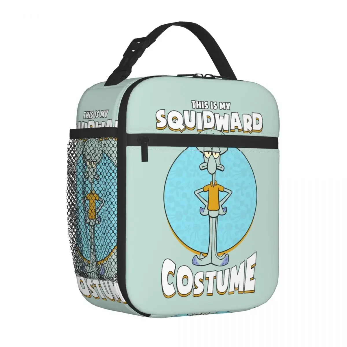 

Spongebobed Halloween Squidward Insulated Lunch Bags Large Reusable Thermal Bag Tote Lunch Box College Travel Food Handbags