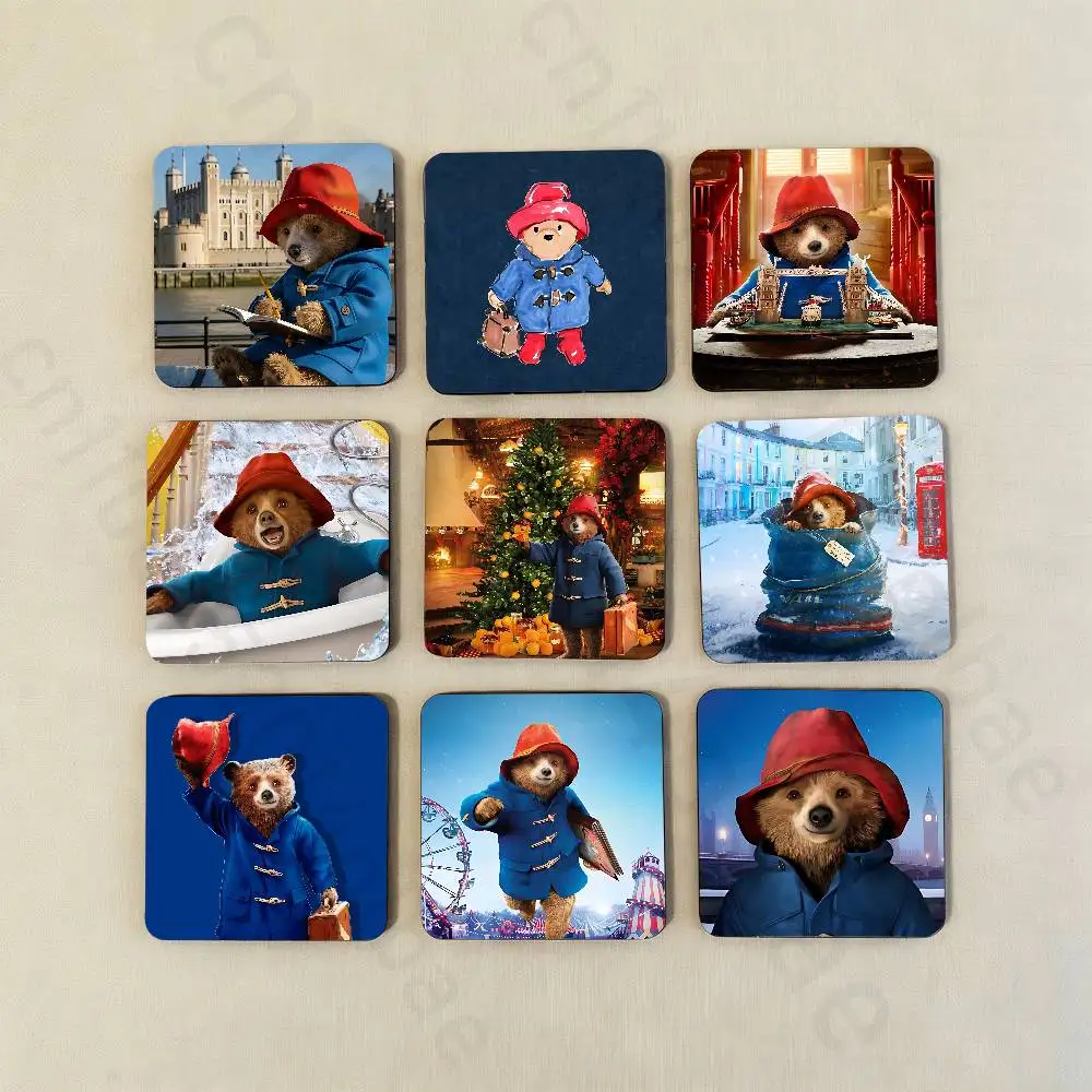 

London P-Paddington Bear Fridge Magnets Round Magnetic Refrigerator Decoration Memorial Gifts Wedding Favors