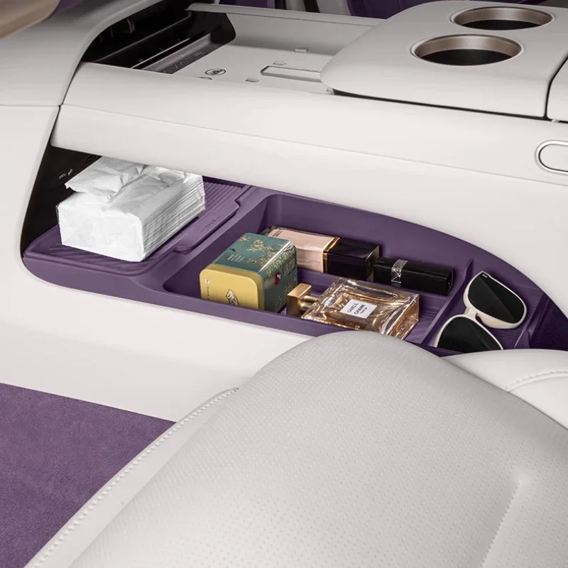 

For Avatr 07 Central Control Storage Box Double-layer Silicone Storage Box in-car Storage Box Modified Supplies Accessories