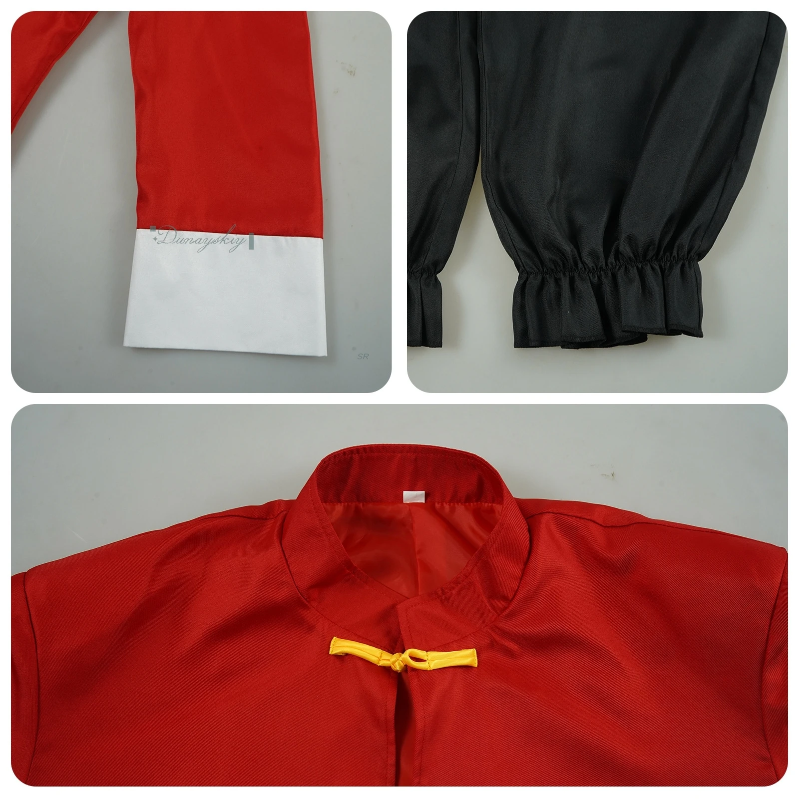 Anime Ranma 1/2 Ranma Akane Cosplay Kostüm Chinesischen Stil Rote Uniform für Männer Frauen Halloween Karneval Party Rolle Spielen