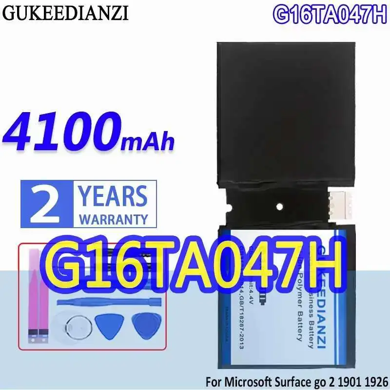 

Аккумулятор для планшета высокой емкости 4100 мАч для Microsoft Surface GO 2 Go2 1901 1926 Series G16TA047H