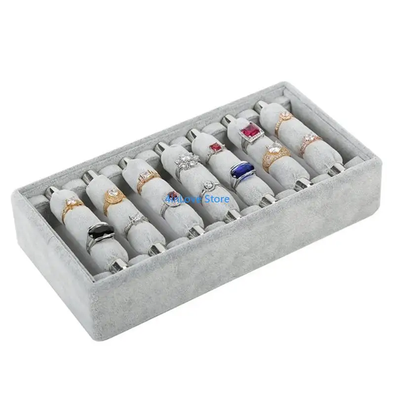 

T4MD Деликатные кольца Презентационная плита практические кольца для хранения ювелирных украшений.