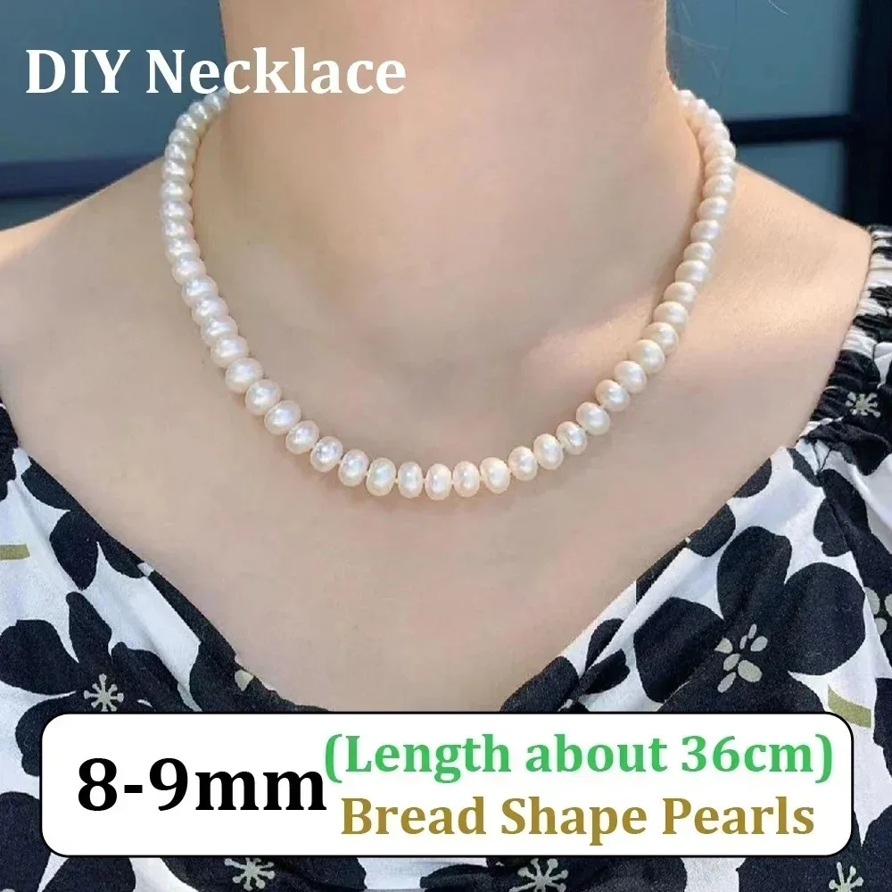 

4-10mmAAA High Quality Natural Freshwater Pearls Spacer Loose Bead for Jewelry Make DIY Necklace Bracelet Accessories Women Gift