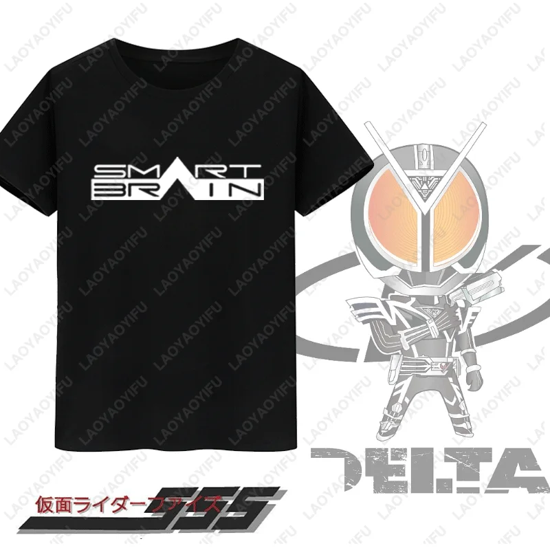 Japon Anime Kamen Rider Faiz T-shirt à manches courtes Rider Decade Cosplay unisexe T Shrit doux décontracté ample été hauts Streetwear