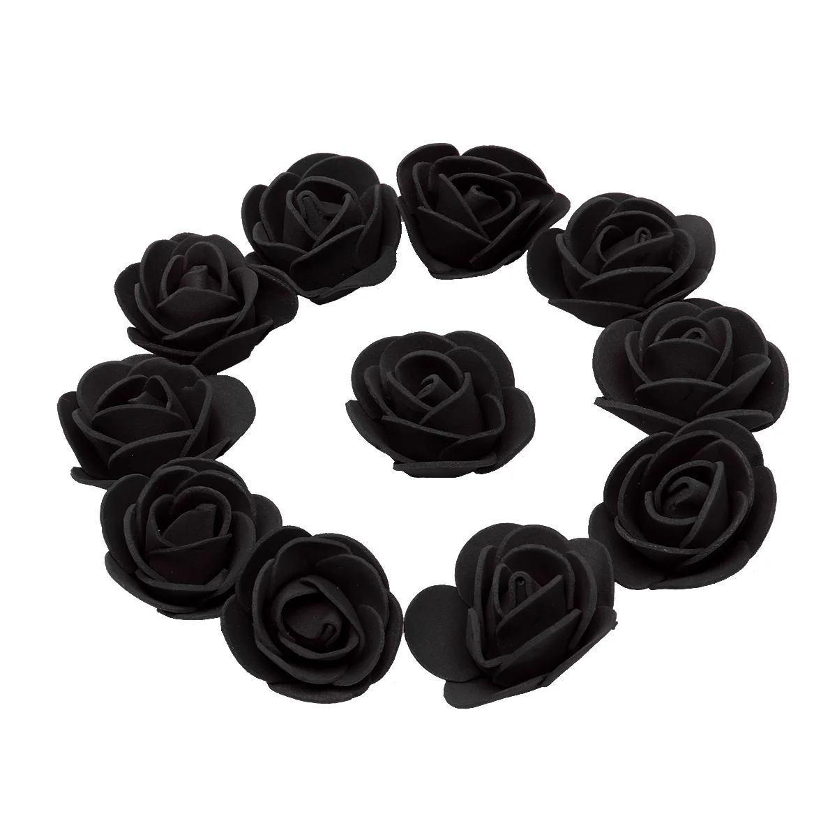 

500 Pcs Foam Rose Head DIY Bouquets Heads Decor Fake Decorate for Wedding Lifelike Roses Simple Decorations
