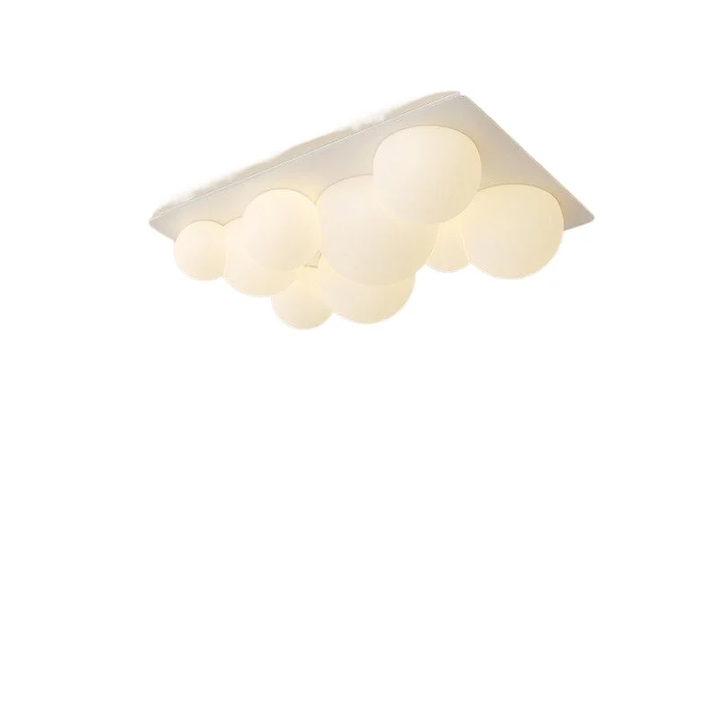 Full spectrum cream wind living room main ceiling light super bright rotational molding modern simple bedroom lighting combinat