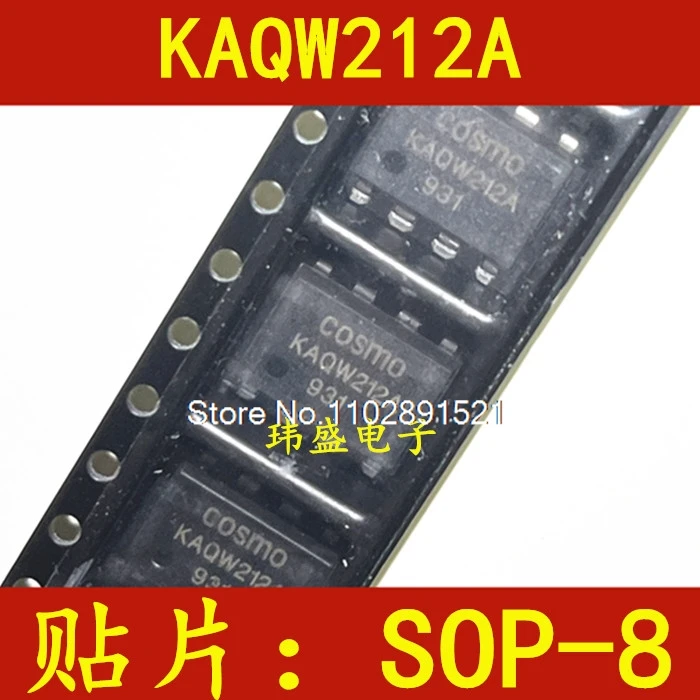 

（5PCS/LOT） KAQW212 KAQW212A W212 SOP8