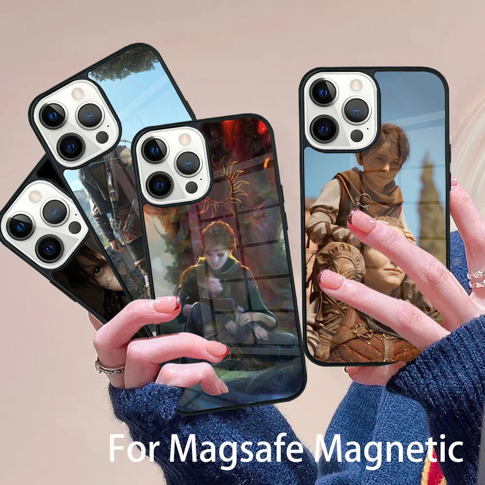 

Game A Plague Tale Requiem Phone Case Magesafe Magnetic Wireless Charge Cover For IPhone 16 11 12 13 14 15 Pro Max Plus Mini