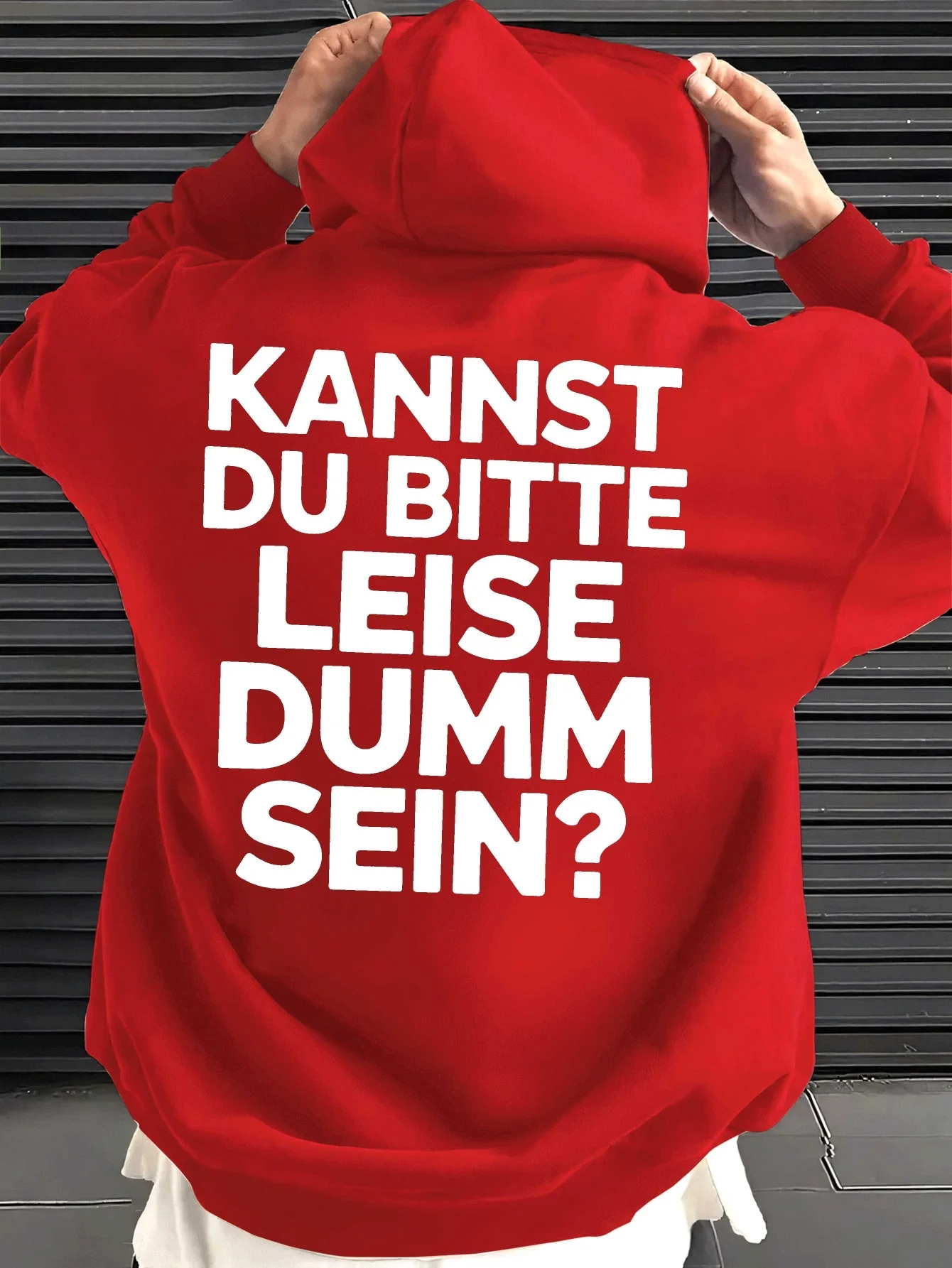 Street Trend Best-selling Letter Print Men Hooded Sweatshirt Autumn and Winter Daily Outdoor Sports Loose All Build Leisure Warm