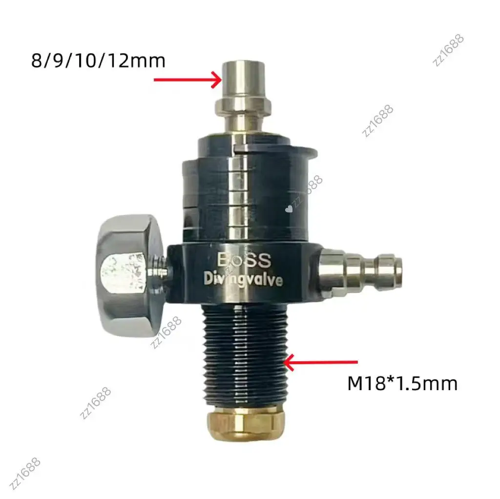 High flow air force direct injection valve, pneumatic constant pressure valve, stainless steel material