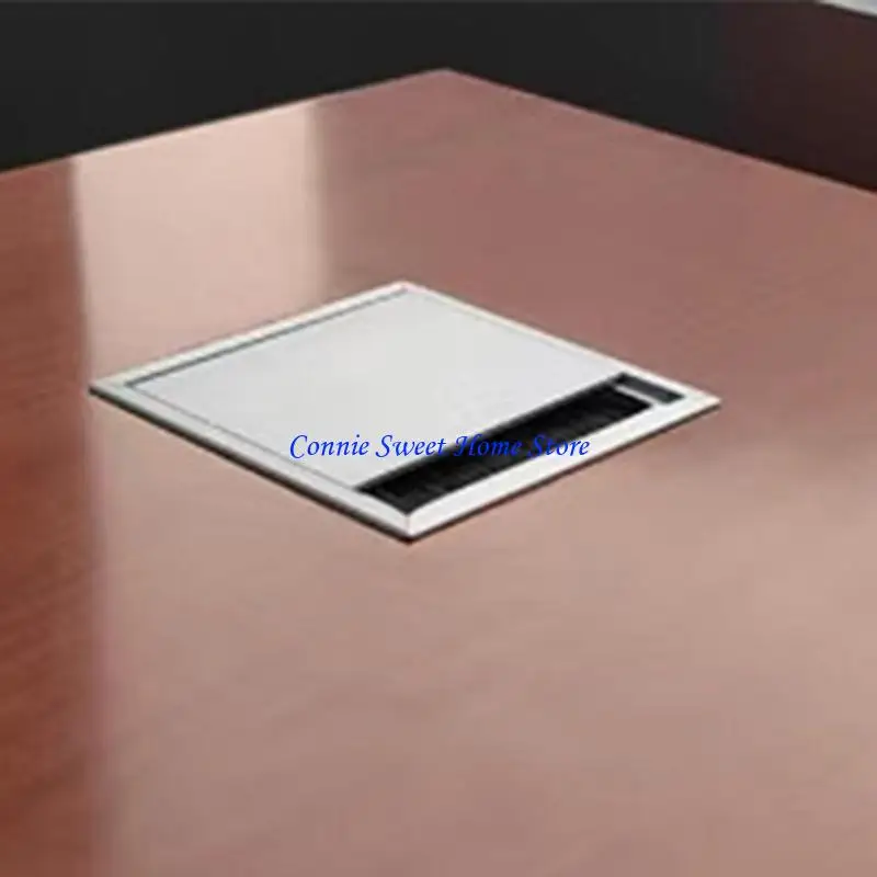 LXAF Aluminum Alloy Desk Cable Guide Set for Enhances Workspaces Organization