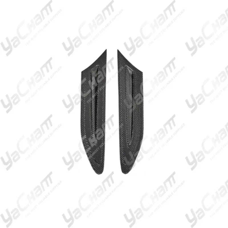 Car-styling Carbon Fiber Fender Emblem Cover Fit For BRZ ZC6 Fender Emblems 2pcs