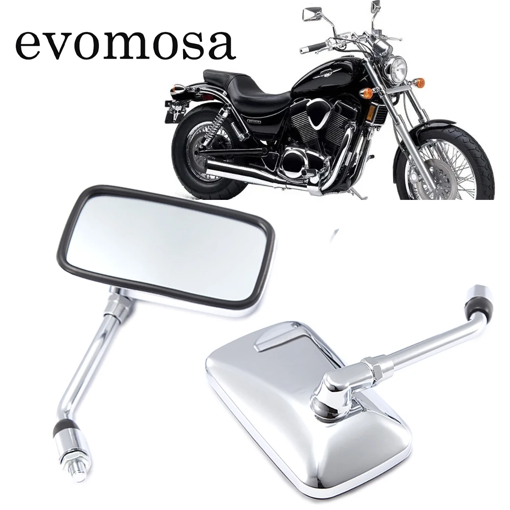 

Motorcycle Modified Square Rearview Handlebar Mirror for Honda Shadow VT600 VT1100 Magna 750 ATV 10MM Rebel 250 Scooter Parts