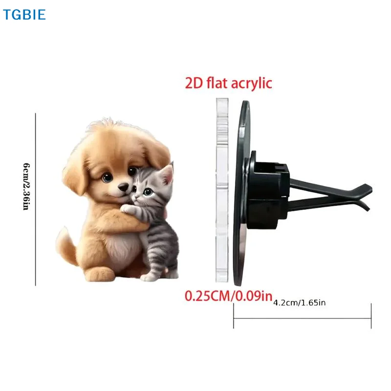 [TL]Car Air Outlet Cute Cat Aromatherapy Air Freshener Clip Automotive Elegant Deodorant Fresh Accessories Long-lasting Interior