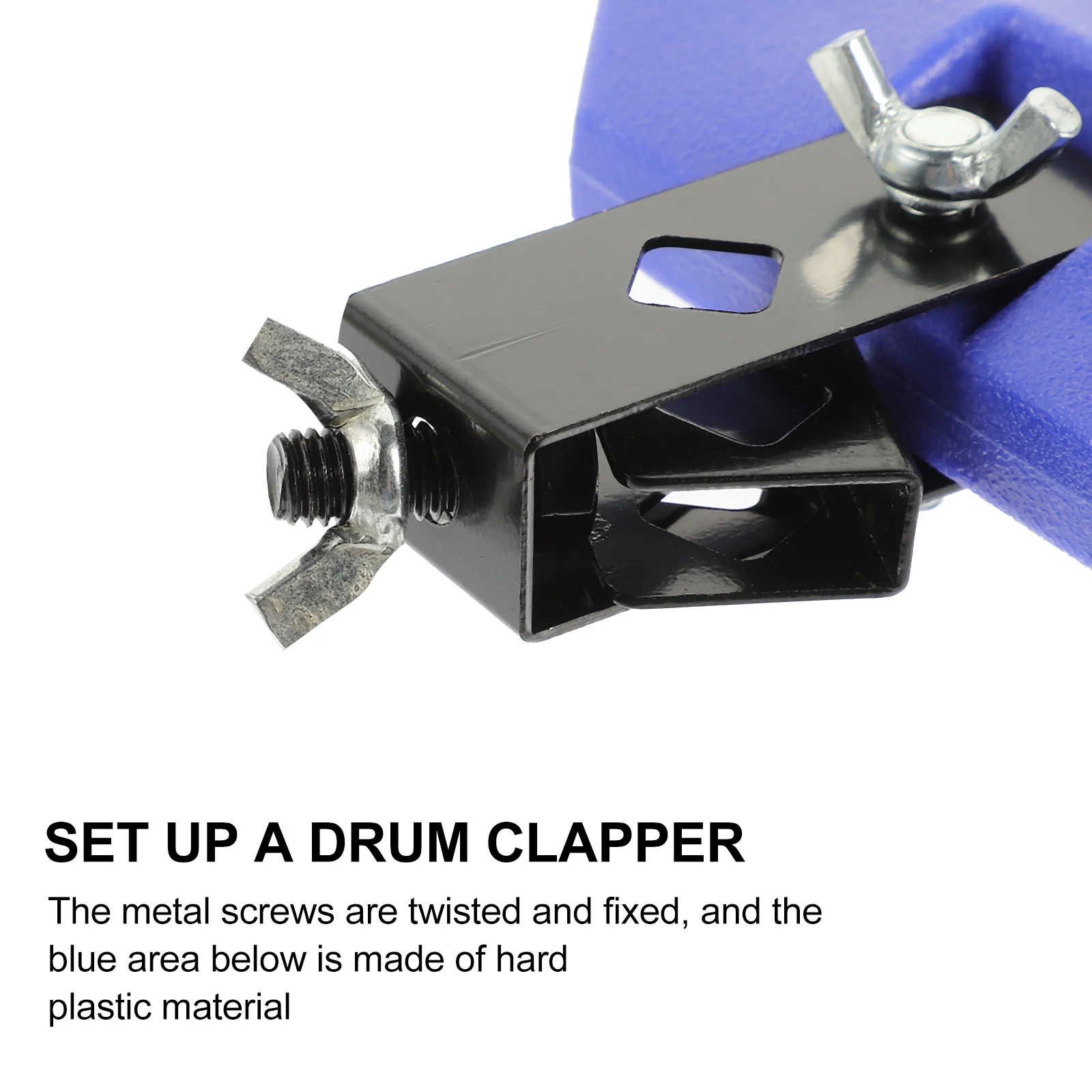 Drum Clapper Percussion Instruments Musical Cowbell Timbales Block Attachment Parts Toy Plastic Plaything Child