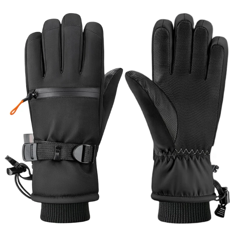 Cold Weather Outdoor Gloves Ski Mitts With Comfortable And Soft Inner Lining For Extreme Cold Protections 69HD