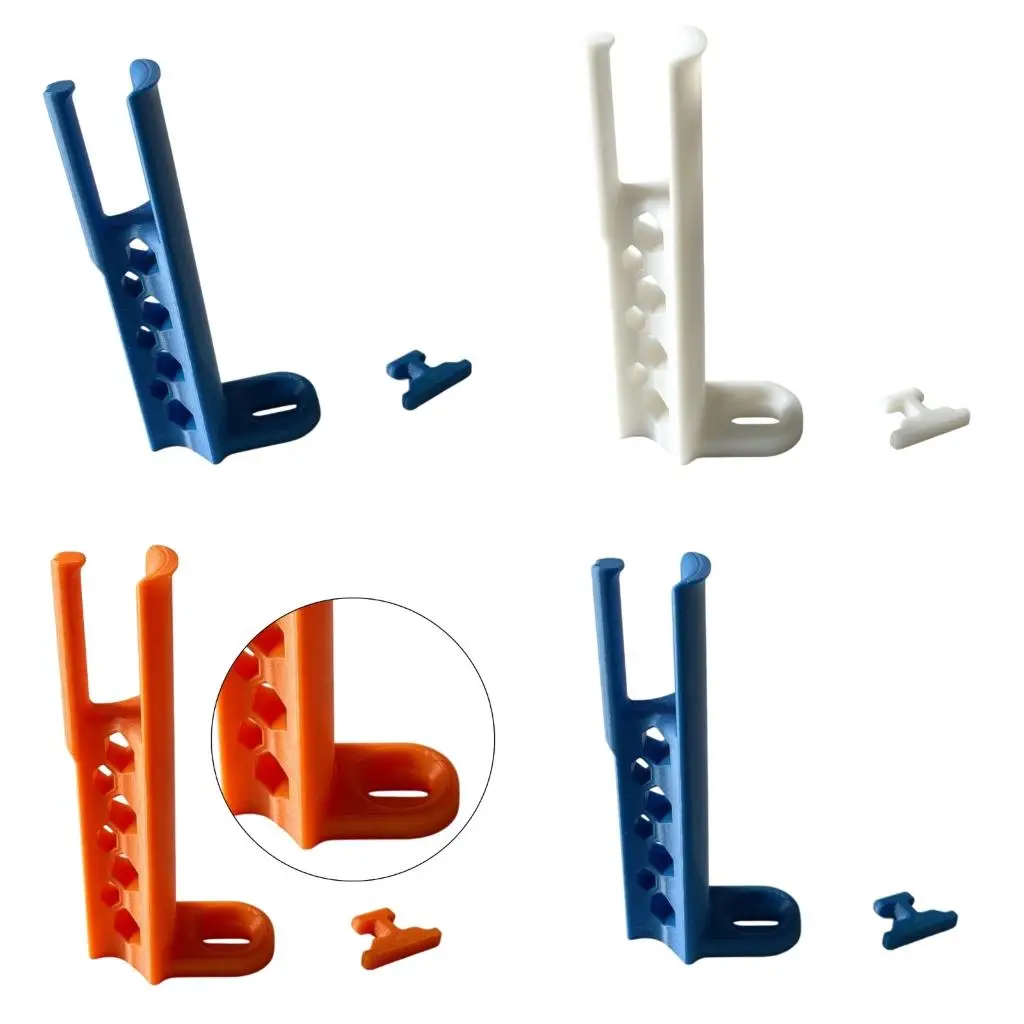 Workshop Wall Storage Rack for Pegboard Areas, Plastic Mount with Reinforced Pattern and L Shaped Support Base high quality