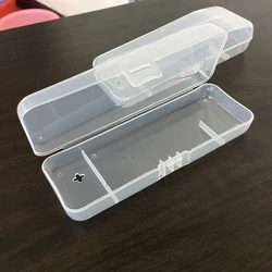 Universal Shaver Case Portable Transparent Plastic Box Men's Razor Case Shaving Machine Shaver Box Razor Blades Storage Box