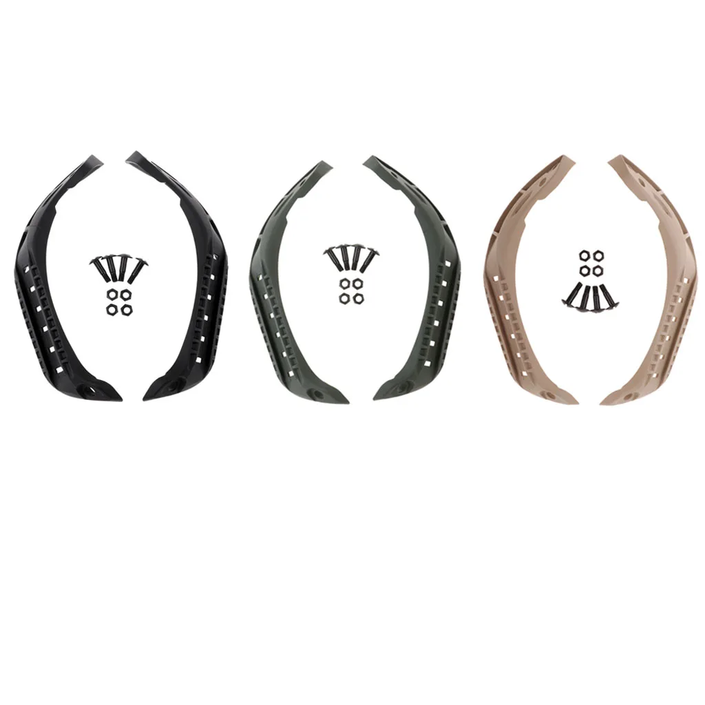 MICH ヘルメット ガイド レール セット ヘルメット アクセサリー サイド レール マウント (MICH ヘルメット用)