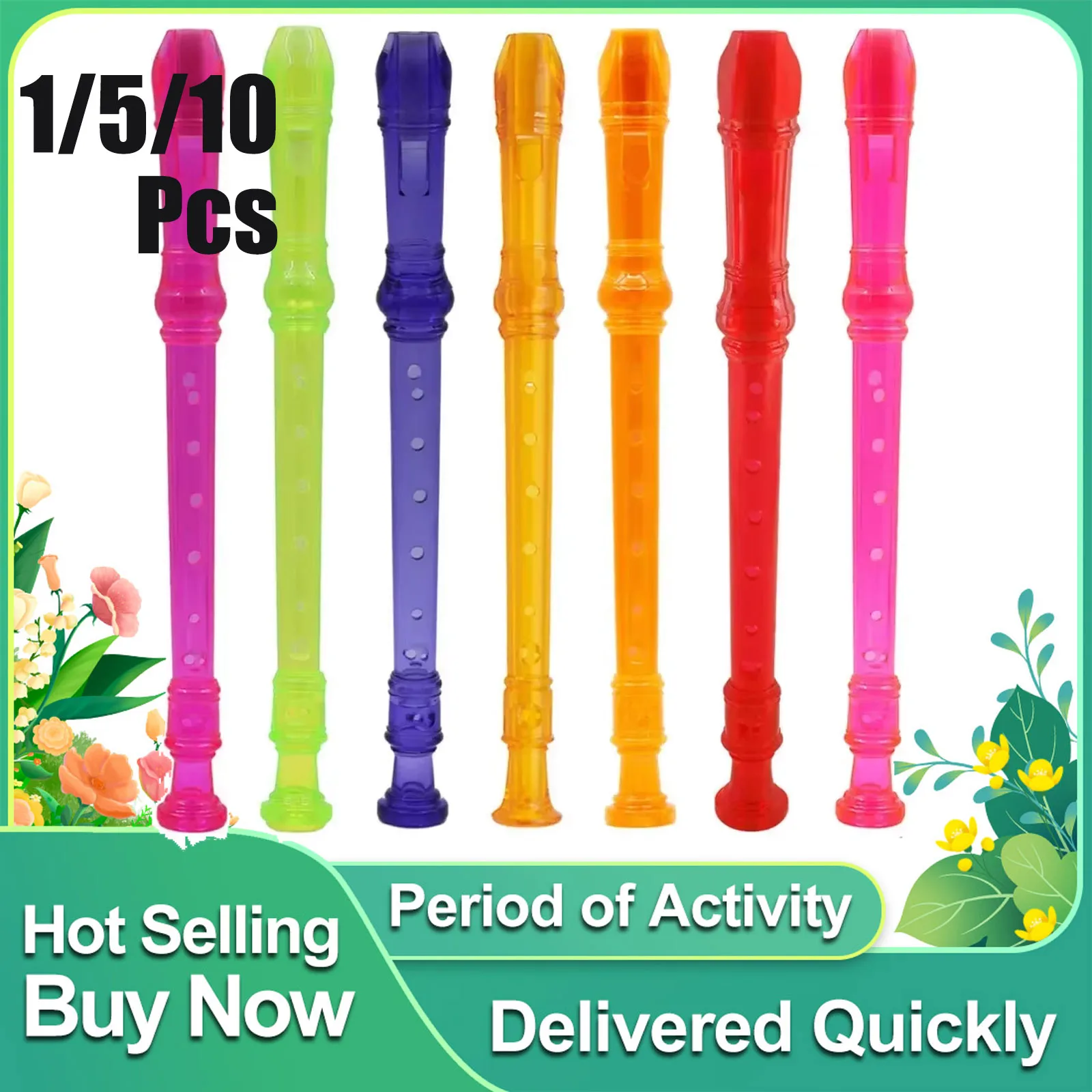 

IRIN 5/10 шт. флейта мини-кларнет рекордер арфа флейта сопрано съемная длинная флейта деревянный духовой музыкальный инструмент с чистящим стержнем