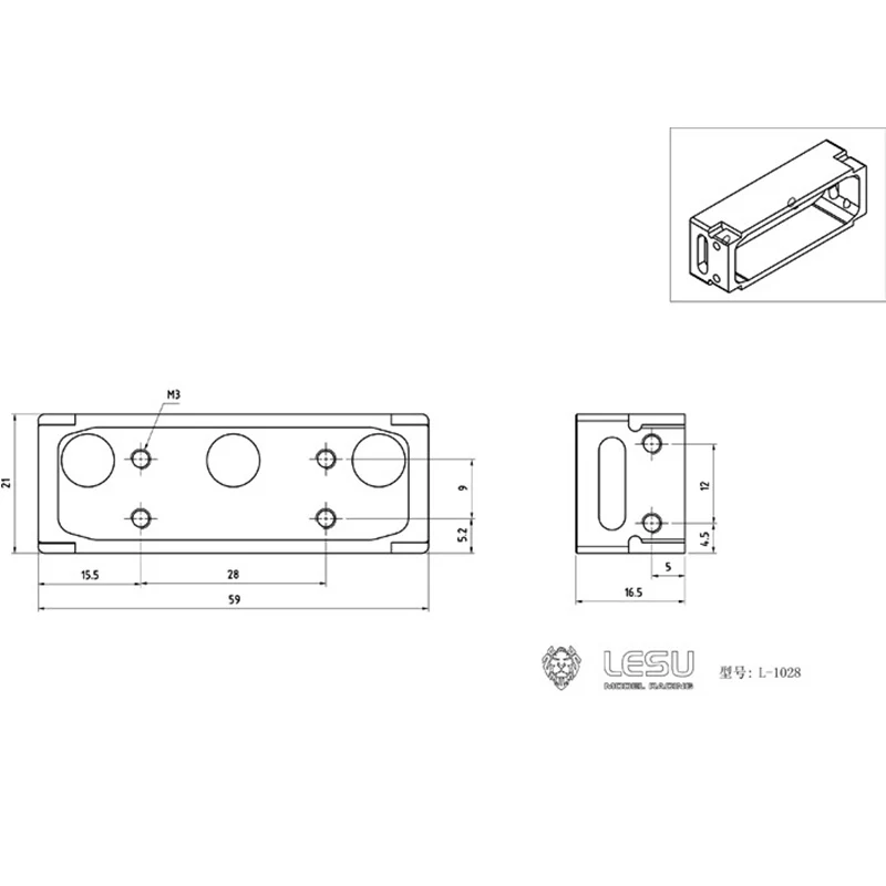 

RC 1/14 Head Beam L-1028 Metal Aluminum Alloy Upgrade Accessories for Tamiya Truck Model for SCANIA MAN VOLVO Truck DIY Parts