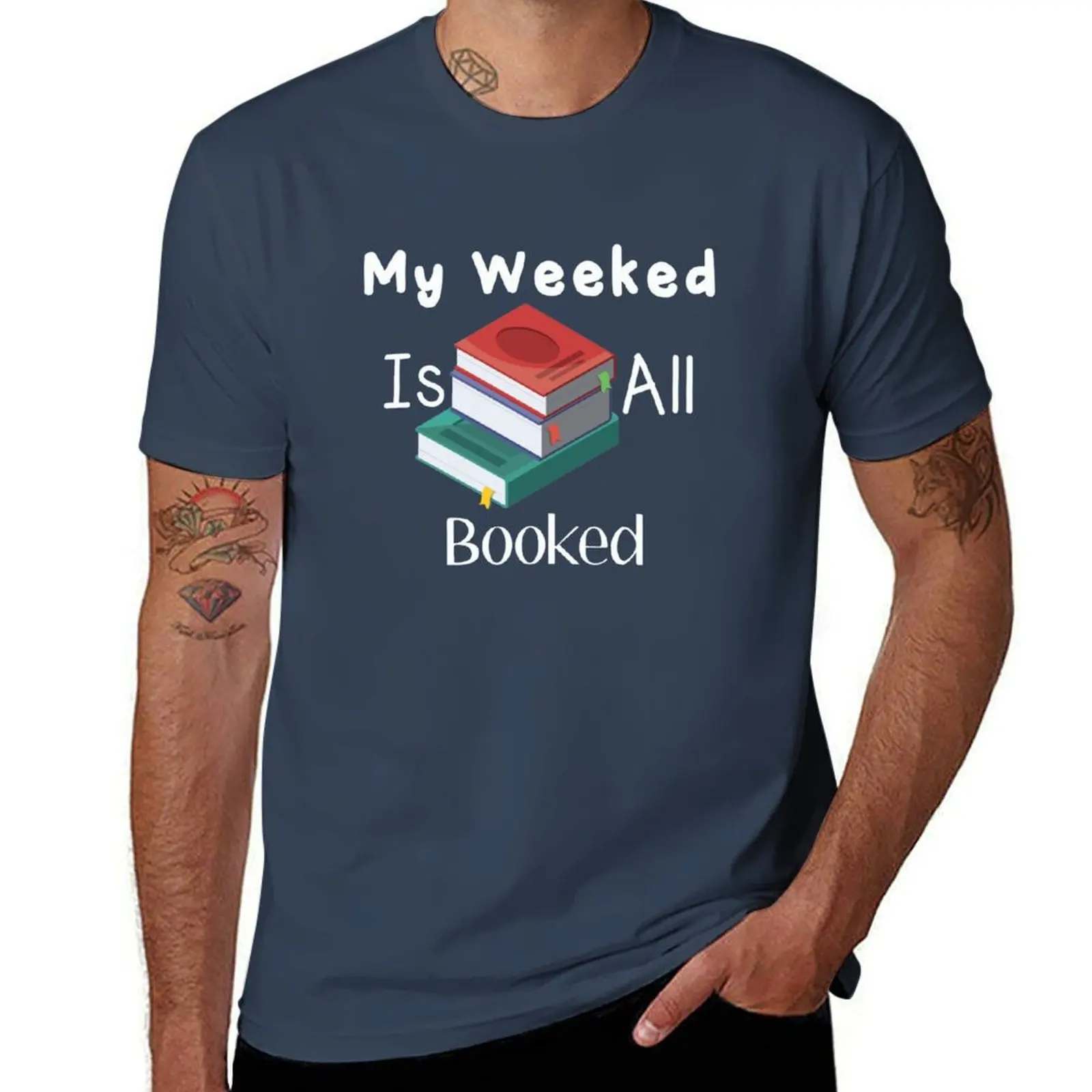 My Weeked Is All Booked Tshirt, Book Shirt Women, Reading Shirts, Book Lover Gift for Readers, Bookworm, Books, Bookish, T-Shirt