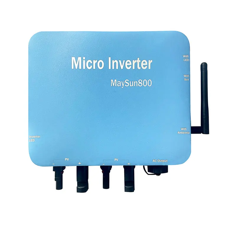 800W Wireless Solar Micro Inverter IP65 Waterproof solar grid tie invert DC to AC Microinverter wifi