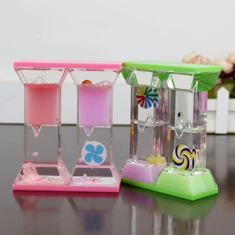 Fantasy Pudding Oil Dripping Oil Hourglass. Water Drop Liquid Decompression Daze Timer. Healing Gift