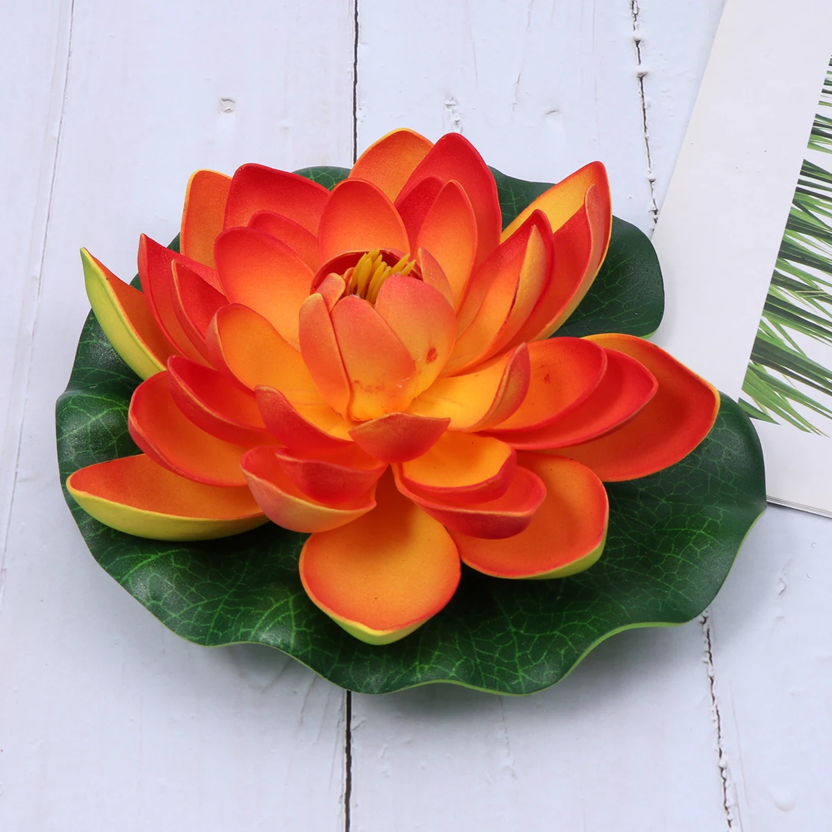 

Artificial Lotus 28cm Floating Flowers for Pool Pond Home Garden Decor EVA Material Long Use Water Lily Simulation