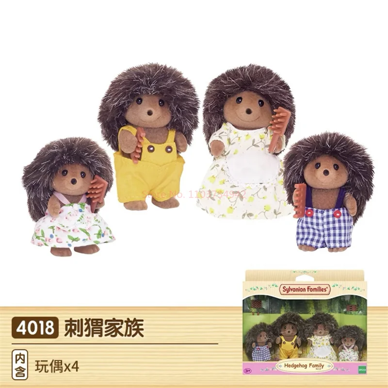 Figuras originales de Sylvanian Families de Anime, figura de Ternurines, dulce cuna de bebé, juego de dormitorio de Triple cama, accesorios de juguete, juguete para niñas